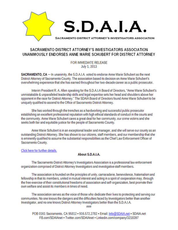 Schubert Endorsement