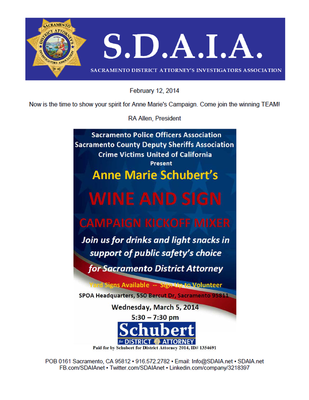Schubert for DA Wine & Sign
